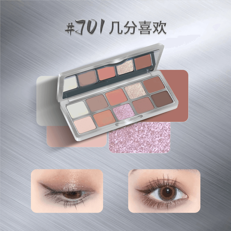 【NEW 701-901】Shedella Ten Colors Eyeshadow Palette SLD08 - Chic Decent