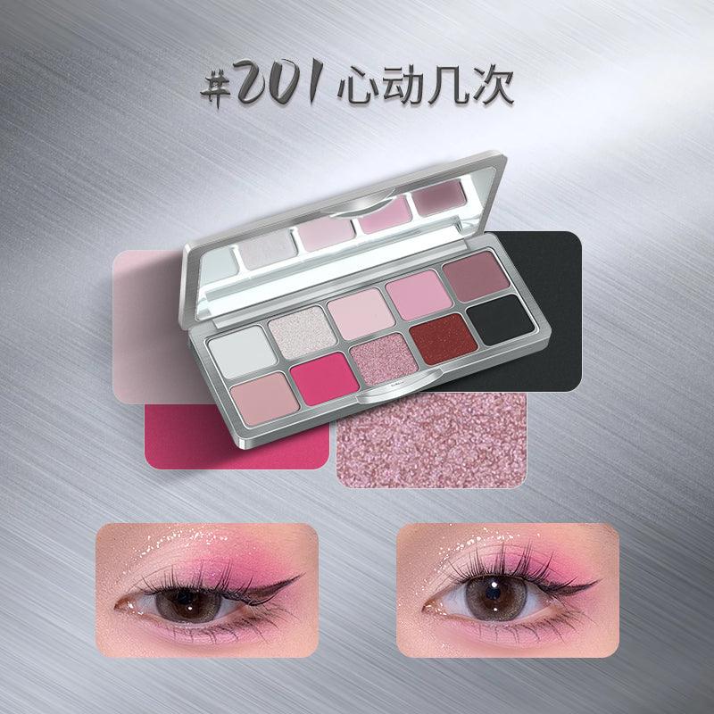【NEW 701-901】Shedella Ten Colors Eyeshadow Palette SLD08 - Chic Decent